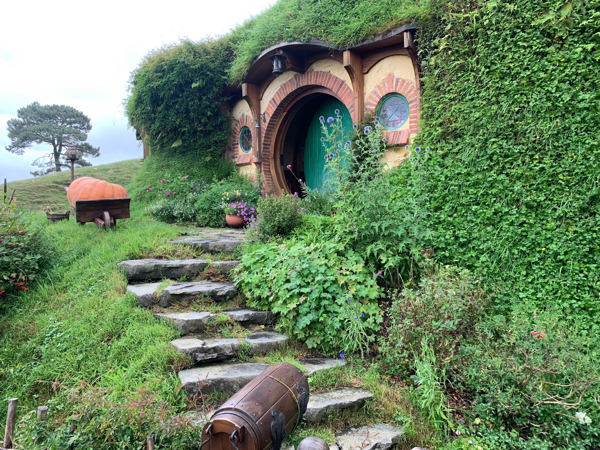 A visit to Hobbiton, and more rain