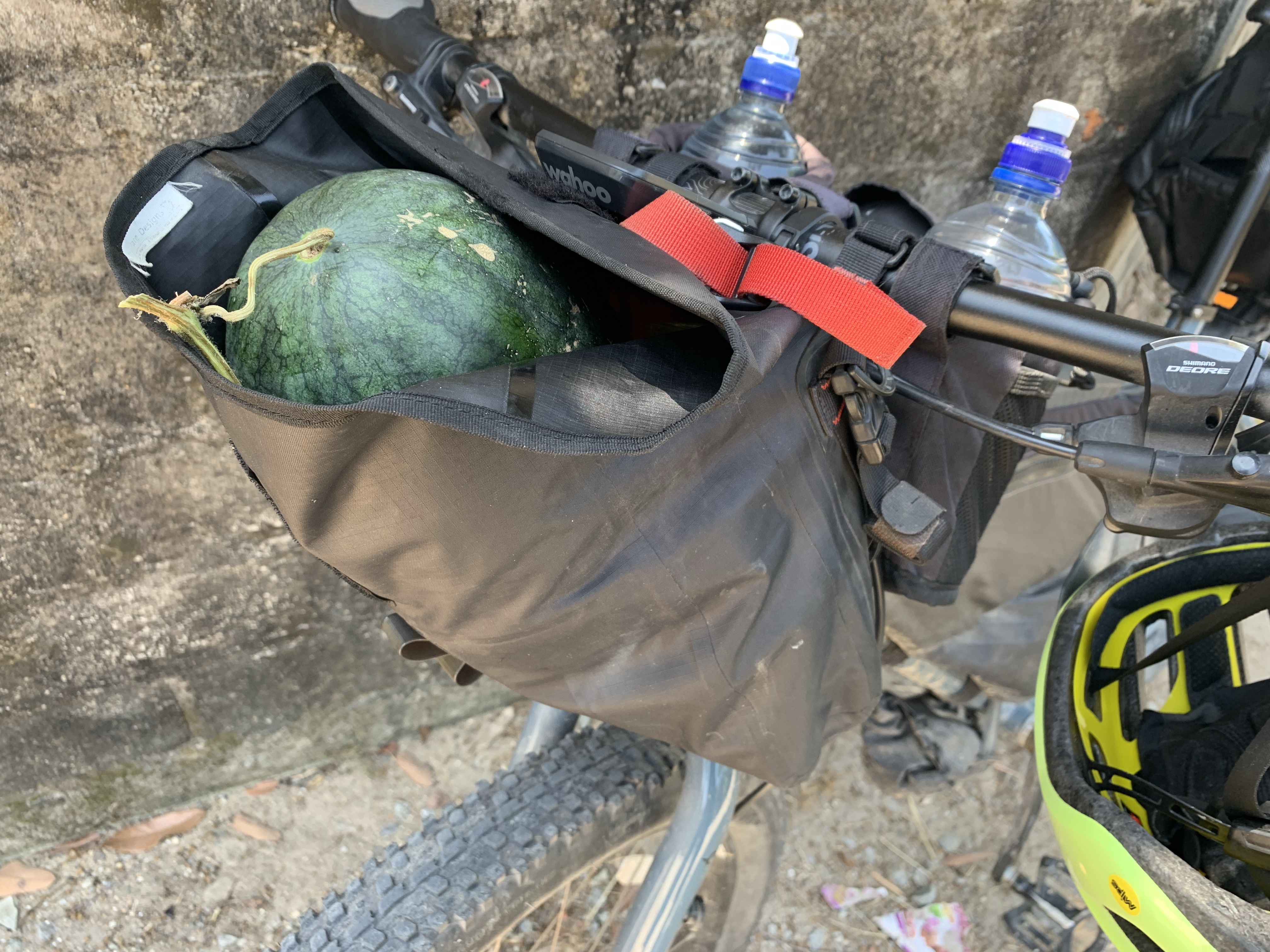 Duc Pho to Phu My, carrying a watermelon!