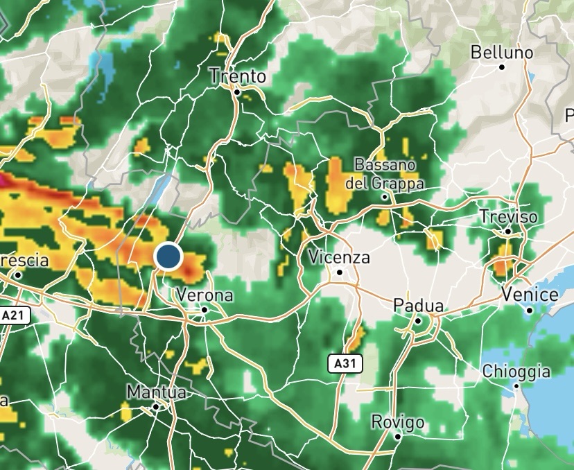 Rest day with torrents of rain!