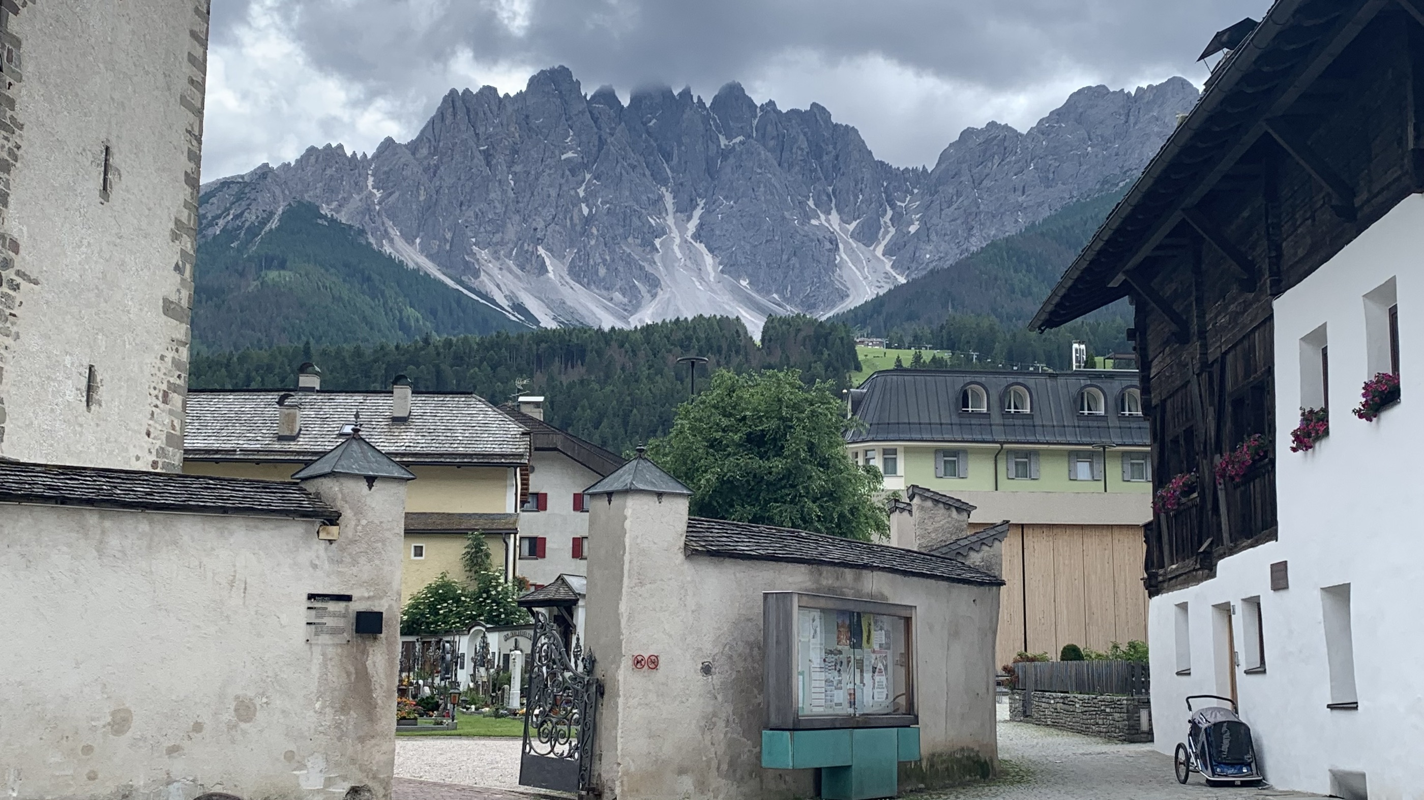 Up to the Dolomites, and entering Austria!